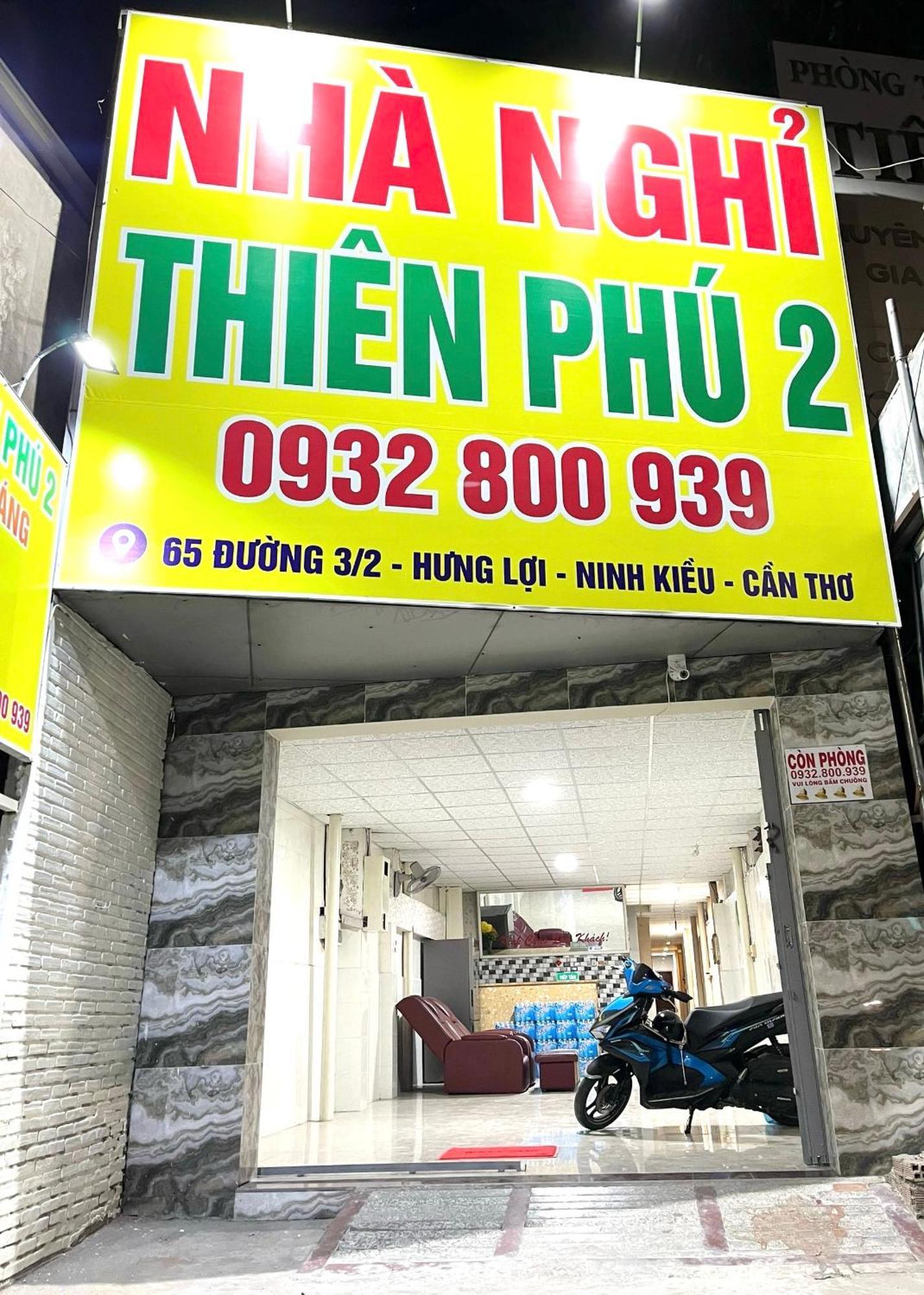 Отель Nha Nghi Thien Phu 2 Cai Rang Экстерьер фото